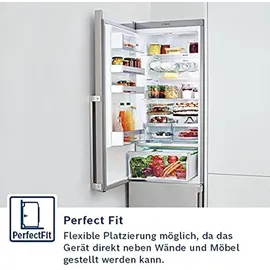 Bosch Serie 4 KGN49XIEA Kühl-Gefrierkombination (438 l, 2030 mm hoch, Inox-antifingerprint)