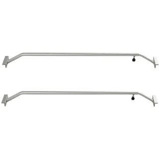 Trutzholm 2 x Alu-Bügel Flachplanenbügel verstellbar 106 - 148 cm Aluminium Knaufschraube