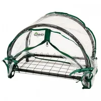 Grindi - Mini Foliengewächshaus Treibhaus Pflanzenhaus - auf dem Balkon - Lotus I 43x27x31 - Gewächshaus Klein, Garten, Balkon,Winterfest Tomatenhaus für Optimales Pflanzenwachstum