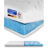 AM Qualitätsmatratzen Premium Plus Gelschaum Topper RG50 Made in Germany 180x200cm