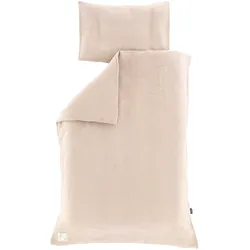 Träumeland Bettwäsche Baumwollmusselin 40x60 / 100x135 cm, beige