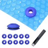 MuCoLa Poolfolie Ösen blau 0,03 m