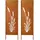 Vevor Garten-Paravent 50 x 160 cm Metall 2 St.