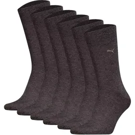 Puma Classic Logo Socken 6er Pack Grau 43-46
