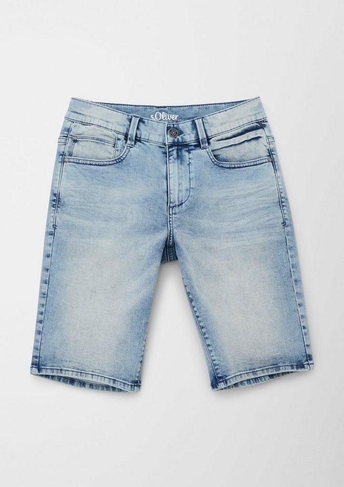 s.Oliver Jeansshorts Jeans-Bermuda Brad / Regular Fit / Mid Rise / Straight Leg blau 170/SLIM