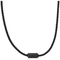 Tom Tailor Kette mit Anhänger grau / Edelstahl