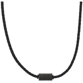 Tom Tailor Kette mit Anhänger grau / Edelstahl