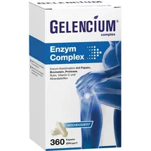 GELENCIUM Enzym Complex hochdosiert mit Bromelain 360 St.