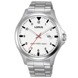 Lorus Sport RH965KX9 Herrenarmbanduhr - Silber/Weiß