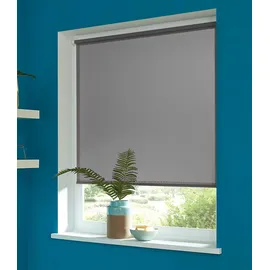 K-HOME Klemmfix-Minirollo 110 x 150 cm grau