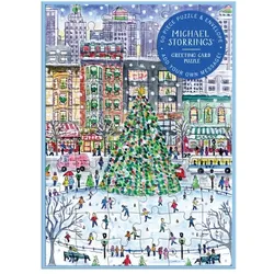 Michael Storrings Christmas in the City Greeting Card Puzzle