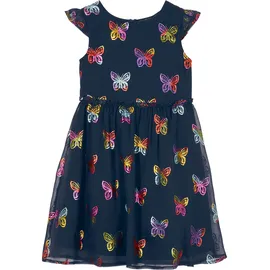 bonprix Chiffonkleid Blau 122