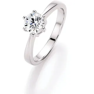 Smart Jewel Ring funkelnd mit Zirkonia Stein, Antragsring, Silber 925 60 Damen