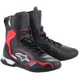 Alpinestars Superfaster Kurzstiefel - Schwarz/Hellrot/Weiß - 12