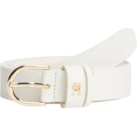 Tommy Hilfiger Damengürtel Leder 2,5 cm Weiß 80