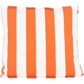 JAN KURTZ Boxkissen 40 x 40 cm Weiß/Orange