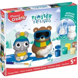 Modellierset Gipsfiguren 13 tlg Winter PLASTER FRIENDS