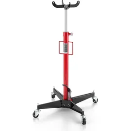 Vevor hydraulischer Wagenheber Getriebeheber mit 500 kg Hubkapazität, Teleskop-Getriebeheber mit Pedal, 360°-Schwenkrad, 112-187 cm Hubhöhe, Heb...