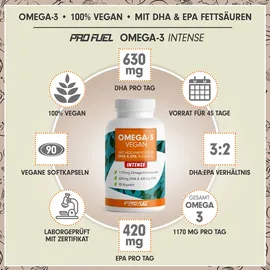 ProFuel Omega-3 vegan Intense Kapseln 90 St.