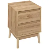 5 five simply smart Nachttisch Abana 40 x 40 x 56 cm Braun