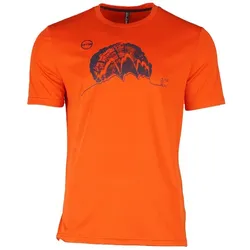 GTS MAN T-SHIRT FUNCTIONAL PRINT - Hr., 37 lava (50/L)