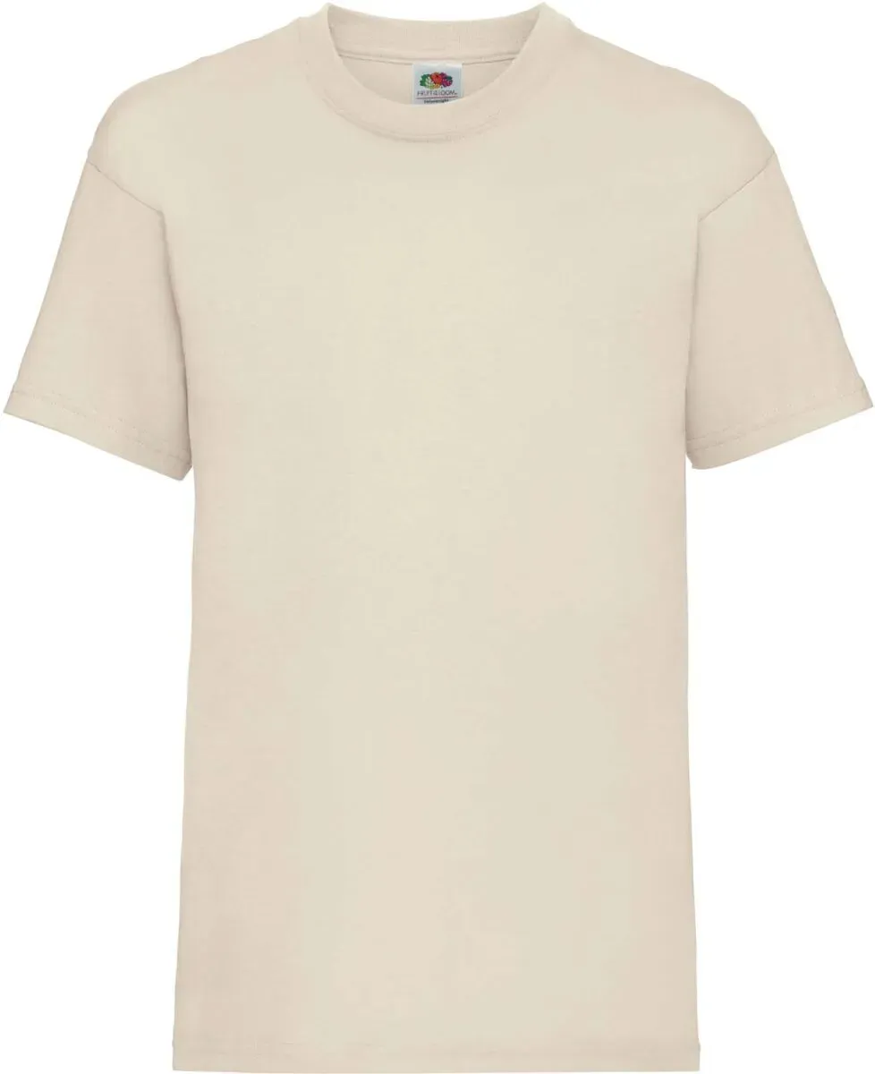 Fruit of the Loom Kinder Valueweight T Kids T-Shirt 61-033-0 natural 116