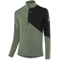 Löffler Herren Block Transtex Merino Langarm-baselayer - Pine - 56