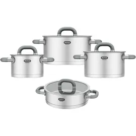 Mulex Topf-Set 8-tlg. Servierpfanne + Deckel