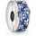 Pandora Moments Blauer Pavé-Clip Silber 791817NSBMX