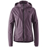 Gonso »Save Jacket Therm W«, Damen Regenjacke wind- und wasserdicht, Radjacke mit Kapuze, lila