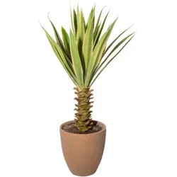 Kunstpflanze Yucca - grün