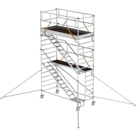 Günzburger Munk Rollgerüst SG 1,35 x 3,0 m mit Schrägaufstiegen & Ausleger Plattformhöhe 8,39 m