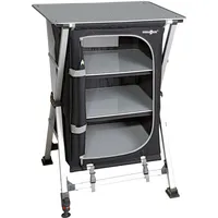 Brunner Campingschrank Azabache LS Cross Square Grau