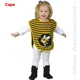 Kinderkostüm -Oberteil- Bienchen Karneval Tierkostüm Biene Been summ summ schwarz-gelb gestreift Kostüm für Kinder (98)