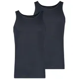 SKINY Unterhemd Tank Tops (2-St) mit Rundhalsausschnitt blau 2XL