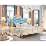 Schlafzimmer set bett und 2 nachttische luxus klassische möbel neu