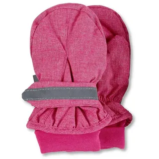 Sterntaler Fäustlinge uni in magenta melange | Gr.: 3