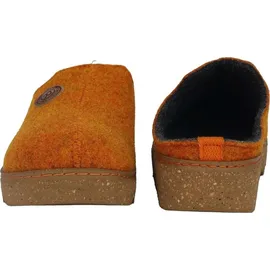ROHDE Pantolette aus Leder mit Leopardenmuster und Strass D.Soave 5417, Größe:40 EU, Farbe:Beige - 40