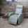 MCW Relaxsessel MCW-F76 Stoff/Textil 75 x 100 x 80 cm Grau mit Liegefunktion