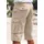 John Devin Cargobermudas JOHN DEVIN "aus elastischer Baumwollmischung", Herren, Gr. 36, N-Gr, beige, Web, Obermaterial: 98% Baumwolle, 2% Elasthan, unifarben, bequem kniebedeckend, Hosen, mit Seitentaschen, 3/4 Shorts, Topseller