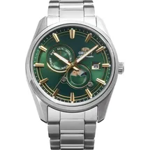 Orient Stretto Sun and Moon Automatik Edelstahl 40 mm RA-AK0314E30B