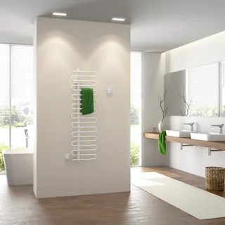 Arbonia Design-Elektroheizkörper „Cobratherm® Watt“ 40 × 184,1 cm in Weiß (RAL 9016)