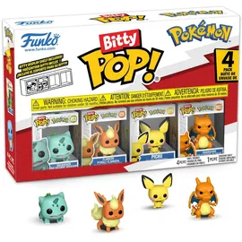 Funko Bitty POP! Pokémon 4er-Pack 2 cm