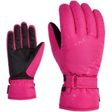 Ziener KORVA Ski-Handschuhe/Wintersport | warm atmungsaktiv, pop pink, 7,5