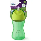 Philips Avent Cup with Straw Tasse mit flexiblem Strohhalm 12m+ Boy 300 ml