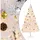 vidaXL Künstlicher Weihnachtsbaum mit Beleuchtung & Kugeln Weiß 210 cm