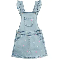 S.Oliver Latzrock aus Denim mit Stickerei blau 104