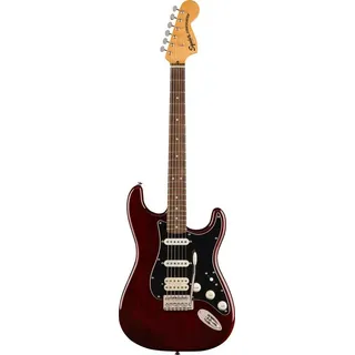 Fender Squier Classic Vibe 70s Stratocaster E-Gitarre, mit 2 Jahren Garantie, Walnuss, Lorbeer-Griffbrett