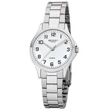 REGENT Damen Uhr 2252410 Analog Armbanduhr silber D2UR2252410 - Silber