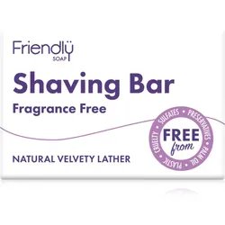 Friendly Soap Shaving Bar Fragrance Free Naturseife für die Rasur ohne Parfümierung 95 g